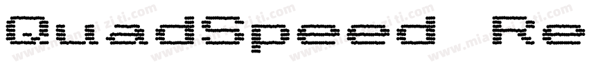 QuadSpeed Regular字体转换